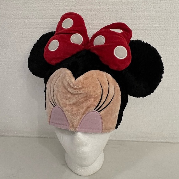 Minnie Mouse Plush Hat with Red Bow - Picture 7 of 9